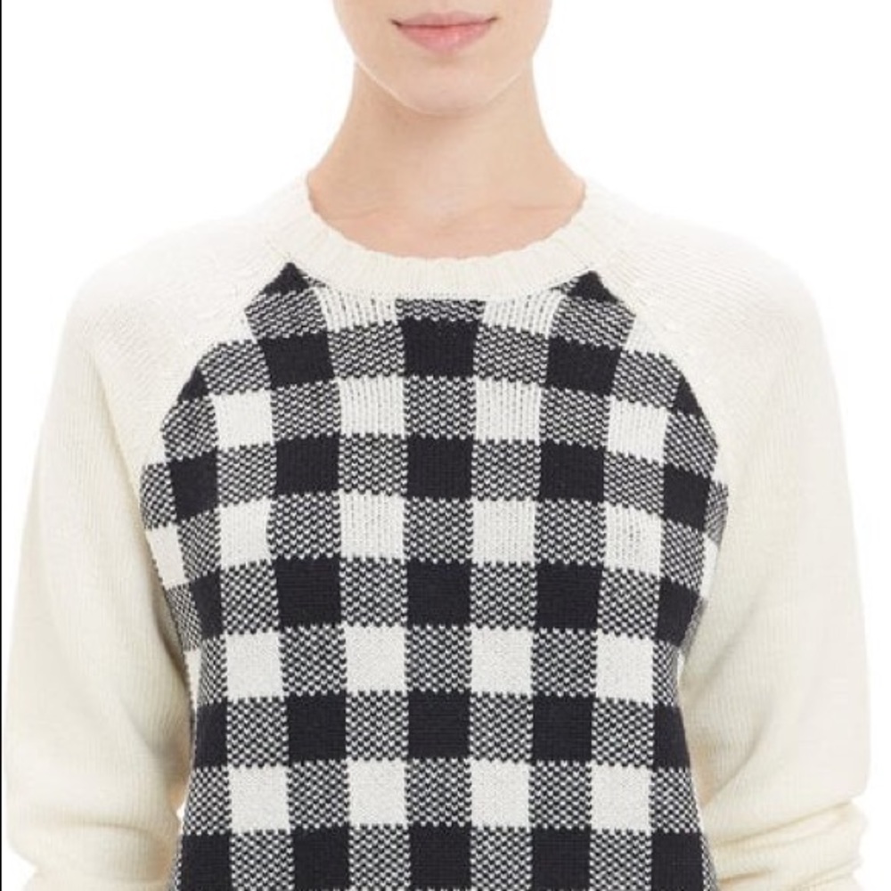 Timo Weiland Wool Houndstooth Sweater Size XL